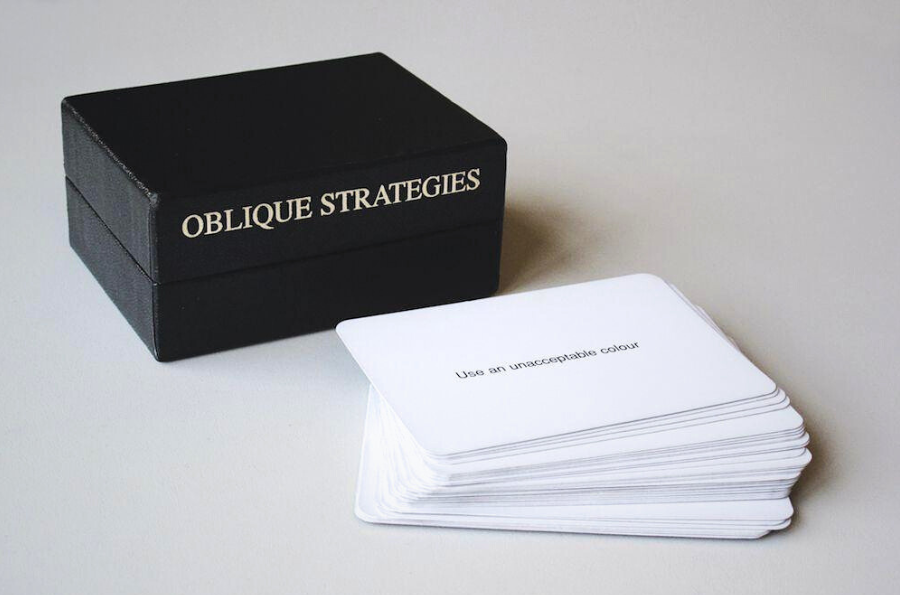 Brian Eno-Oblique Strategies – enoshop Brian Eno-Oblique Strategies – enoshop