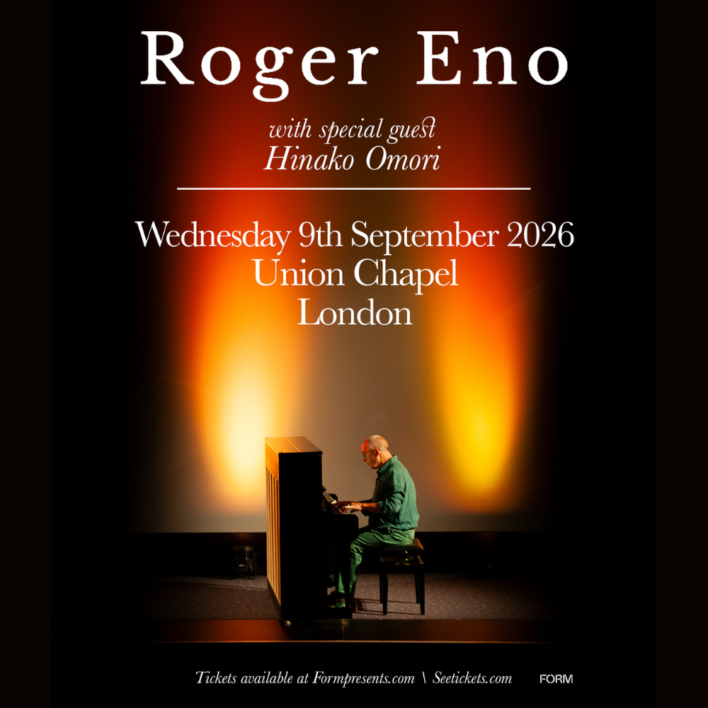 Roger Eno upcoming September 2026 live shows